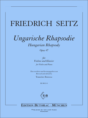 Cover - L. Seitz, Hungarian Rhapsody op. 47